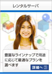 レンタルサーバ 豊富なラインナップで用途に応じて最適なプランを選べます