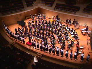 中学選抜の演奏