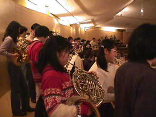 全体演奏は客席で参加!